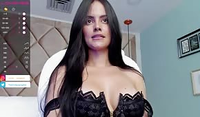 Krásná latina na sexuální kameře